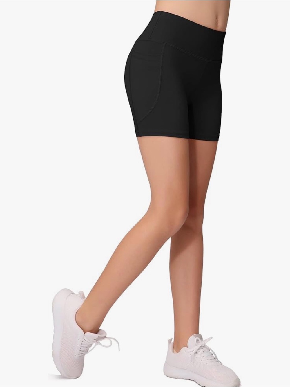Set of 3! Volleyball Black Active Bike Shorts with Side Pockets girls size XL